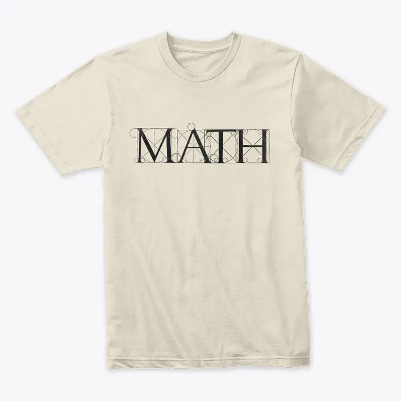 MATH teeshirt (DaVinci style)